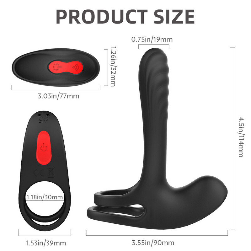 Paar G-punkt-vibrator Penis Vibrationspenisring Vagina Klitoris Stimulator Erotisches Erwachsenenspielzeug Dildo Für Frauen Zum Umschnallen