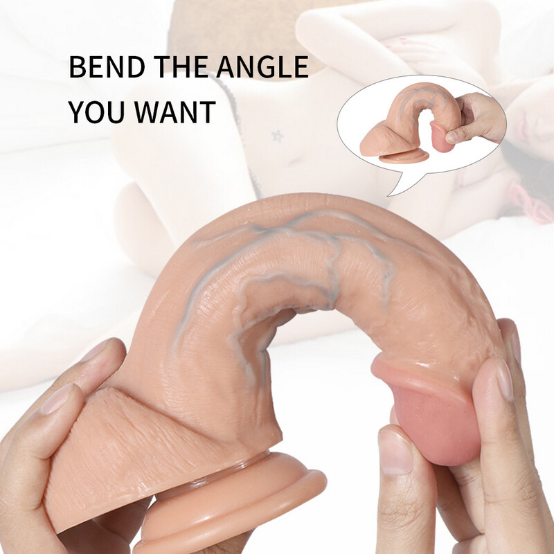 Großer Penis Saugnapf Dildo Realistische Dildos Für Frauen Sexspielzeug Für Erwachsene