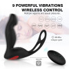 Männlicher Prostata-massage-vibrator Analplug Aus Silikon Wasserdichter Massager Stimulator Butt Verzögerungsring Spielzeug Für Männer