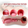 Realistische Männliche Masturbatoren 3d Muschi Zunge Oral Masturbationsbecher Sexspielzeuge