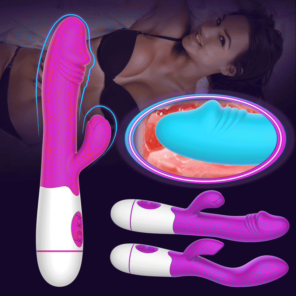 30 Geschwindigkeiten Doppelpenetration Vibrator Für Vagina Clitoris Massager Erotikprodukte Sexspielzeug Für Frauen Erwachsene Intime Waren